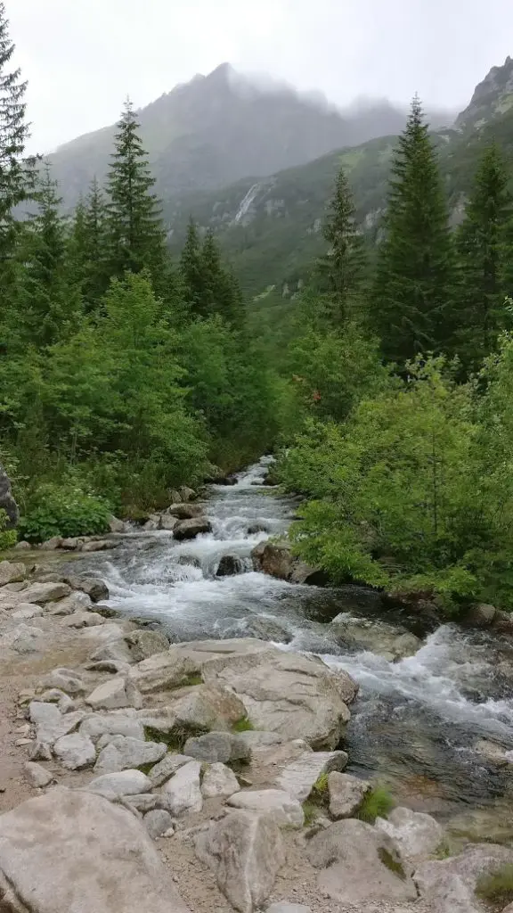 VALLEY OF FIVE LAKES IN TATRA MOUNTAINS