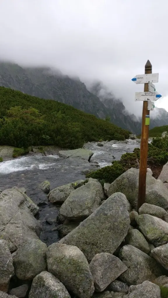 מסלול הליכה בהרי הטטרה הגבוהים בפולין סימון שבילים