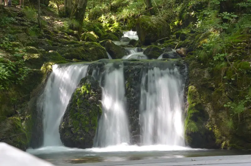 מפלים ליד מפלי ביגאר רומניה