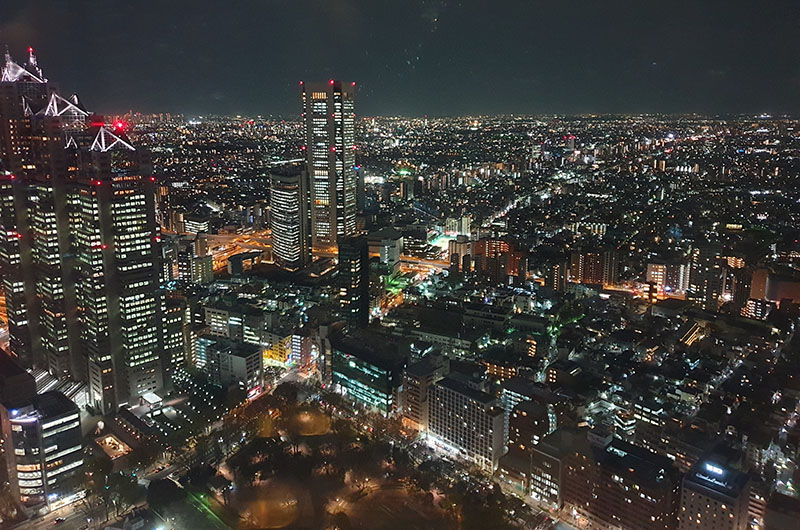 תצפית על טוקיו מקומה 45