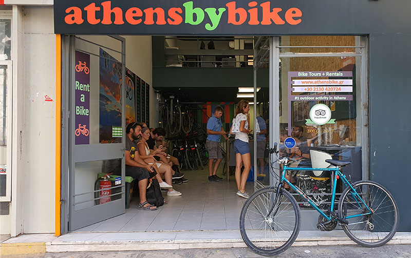 חנות להשכרת אופנים באתונה אתונה באופניים