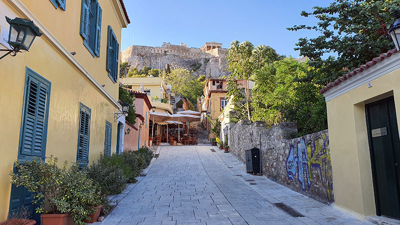 סמטאות שכונת פלאקה באתונה