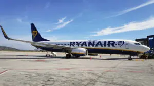 מטוס של חברת ריינאייר