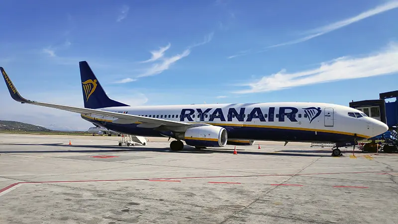 מטוס של חברת ריינאייר