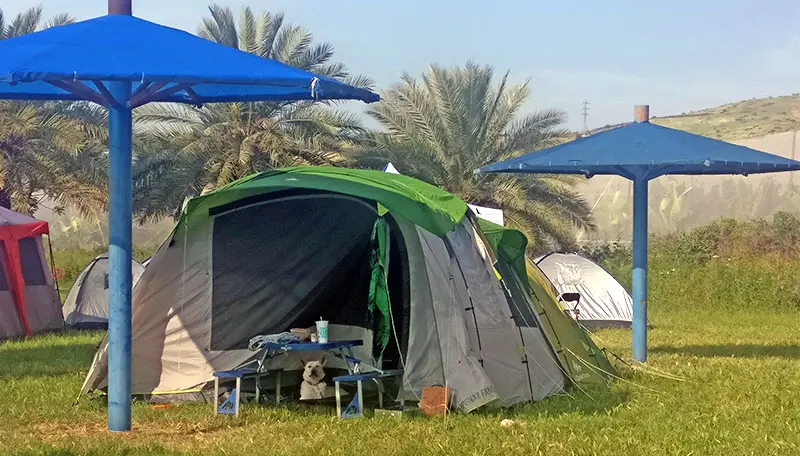 רשימת ציוד לחופשת קמפינג בכנרת