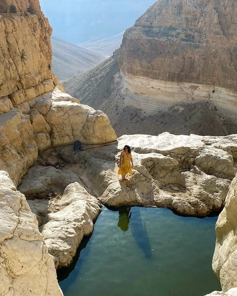 בירכת צפירה מפל נחל צאלים
