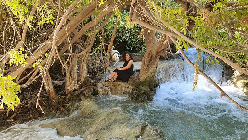 המפלים הלבנים בעמק המעיינות