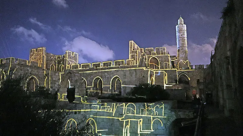 חיזיון אור קולי עיר דוד