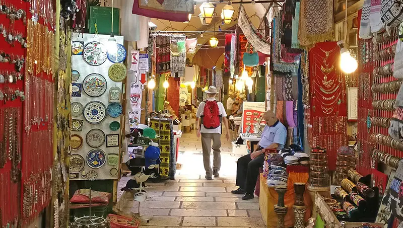 השוק בעיר העתיקה בירושלים