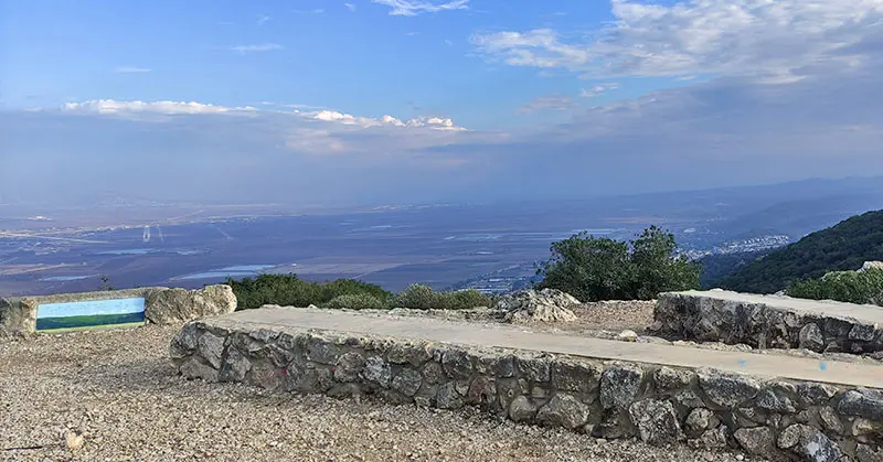 מצפור טייסת העמק דרך נוף הכרמל