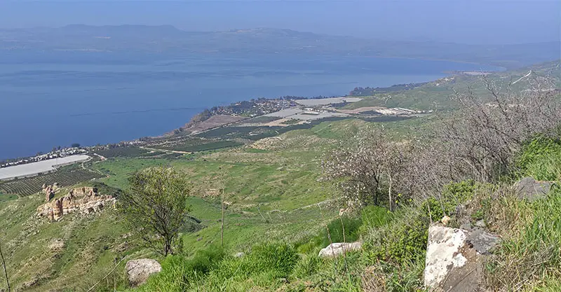 תצפית על הכנרת מצפה השלום