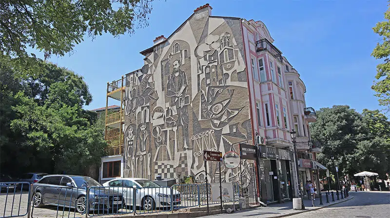 פלובדיב גרפיטי בעיר העתיקה