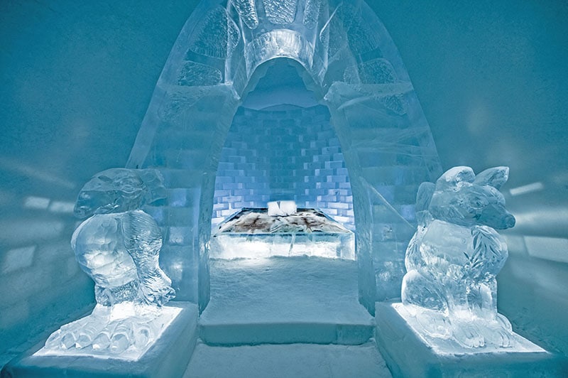 מלון קרח בשוודיה