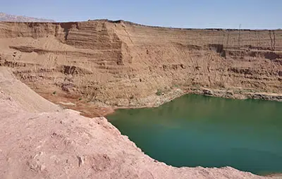 האגם הנעלם ליד אילת