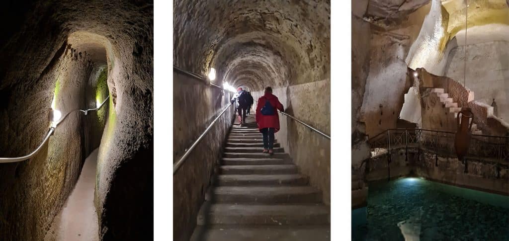 סיור במנהרות התת קרקעיות של נאפולי