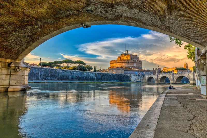 נהר הטיבר, רומא 