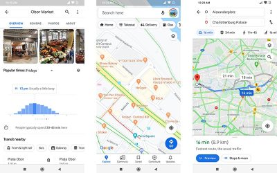 שימושים בגוגל מפות לטיול